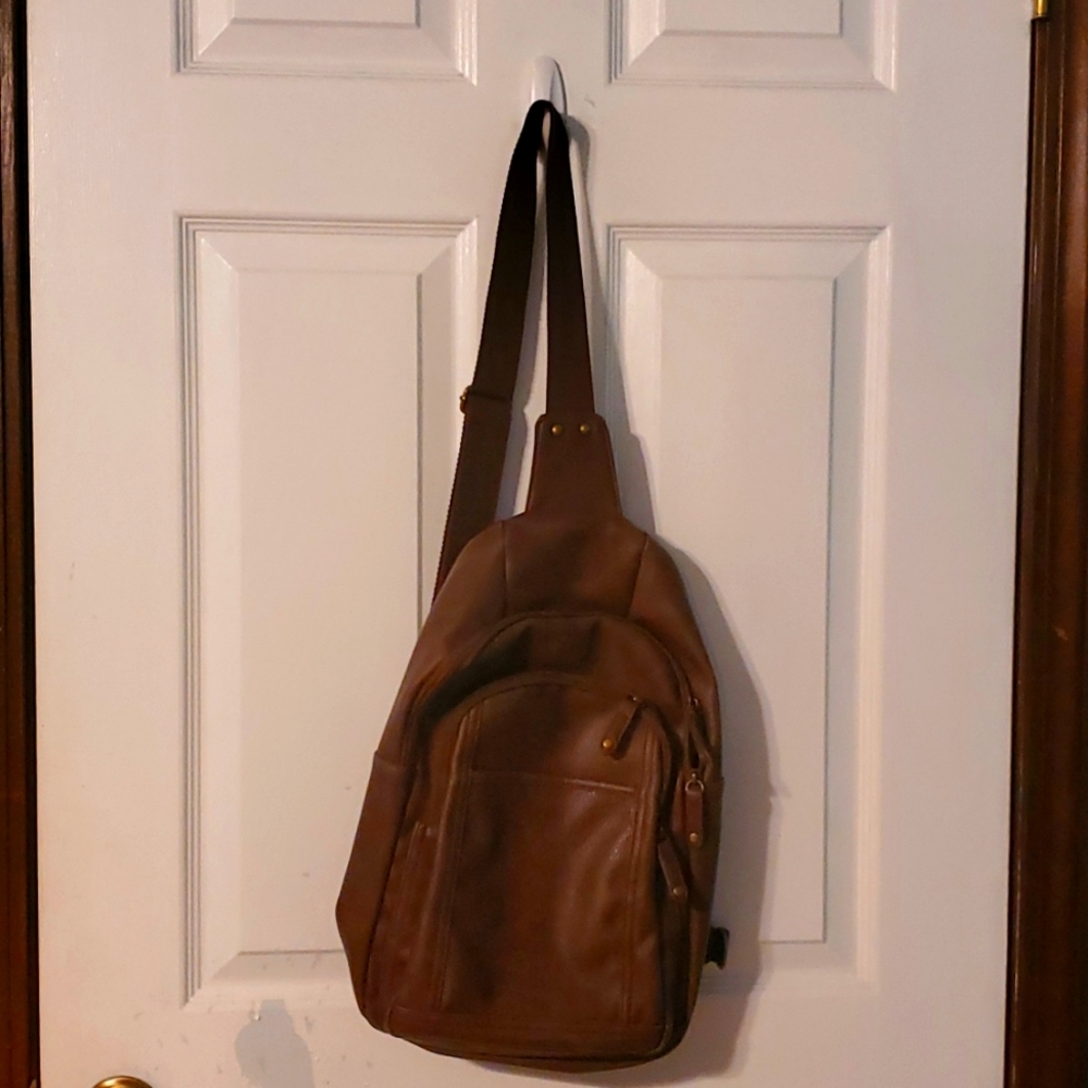 Brown Sling CrossBody Purse